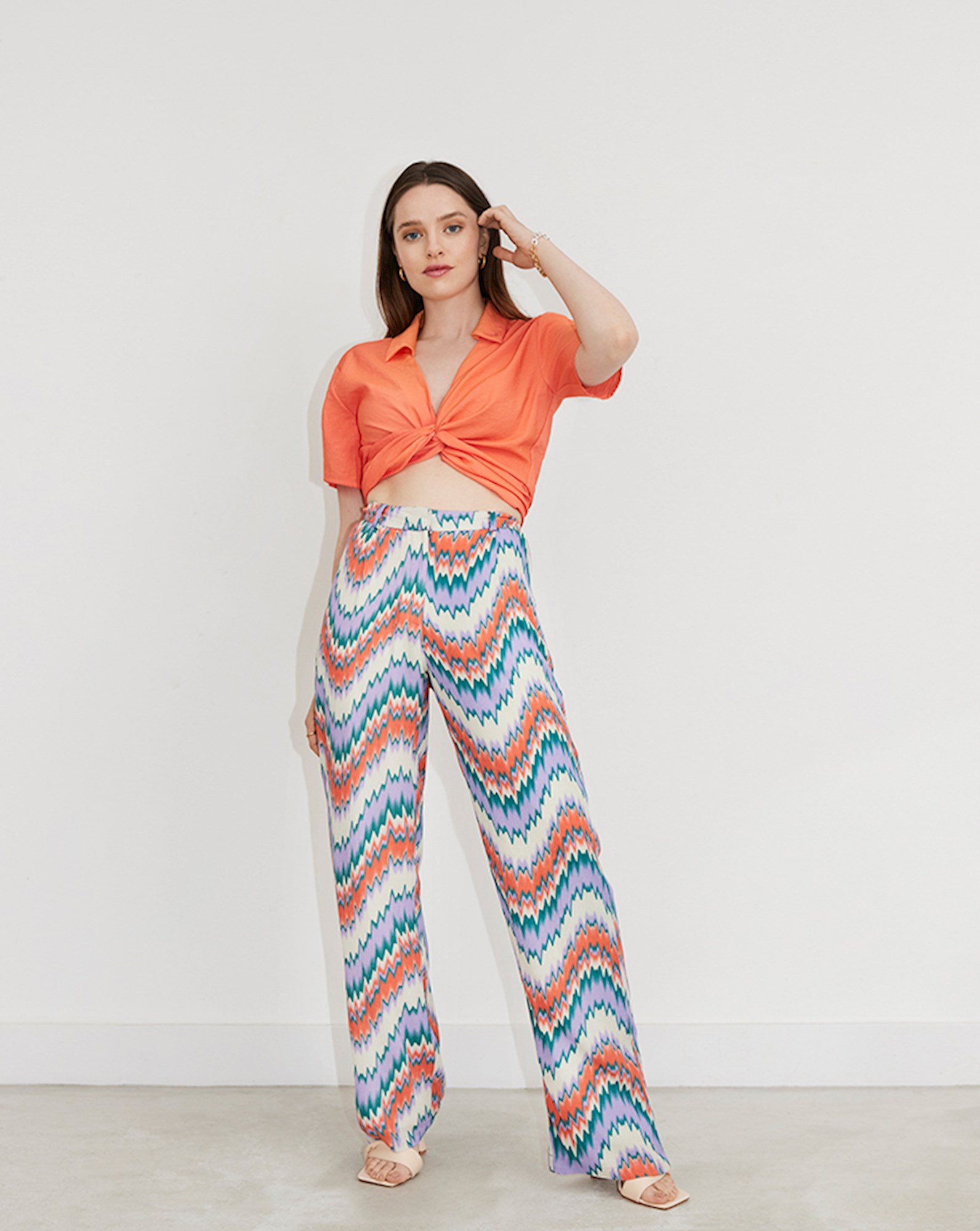 Freebird Broek Noras Trousers Print