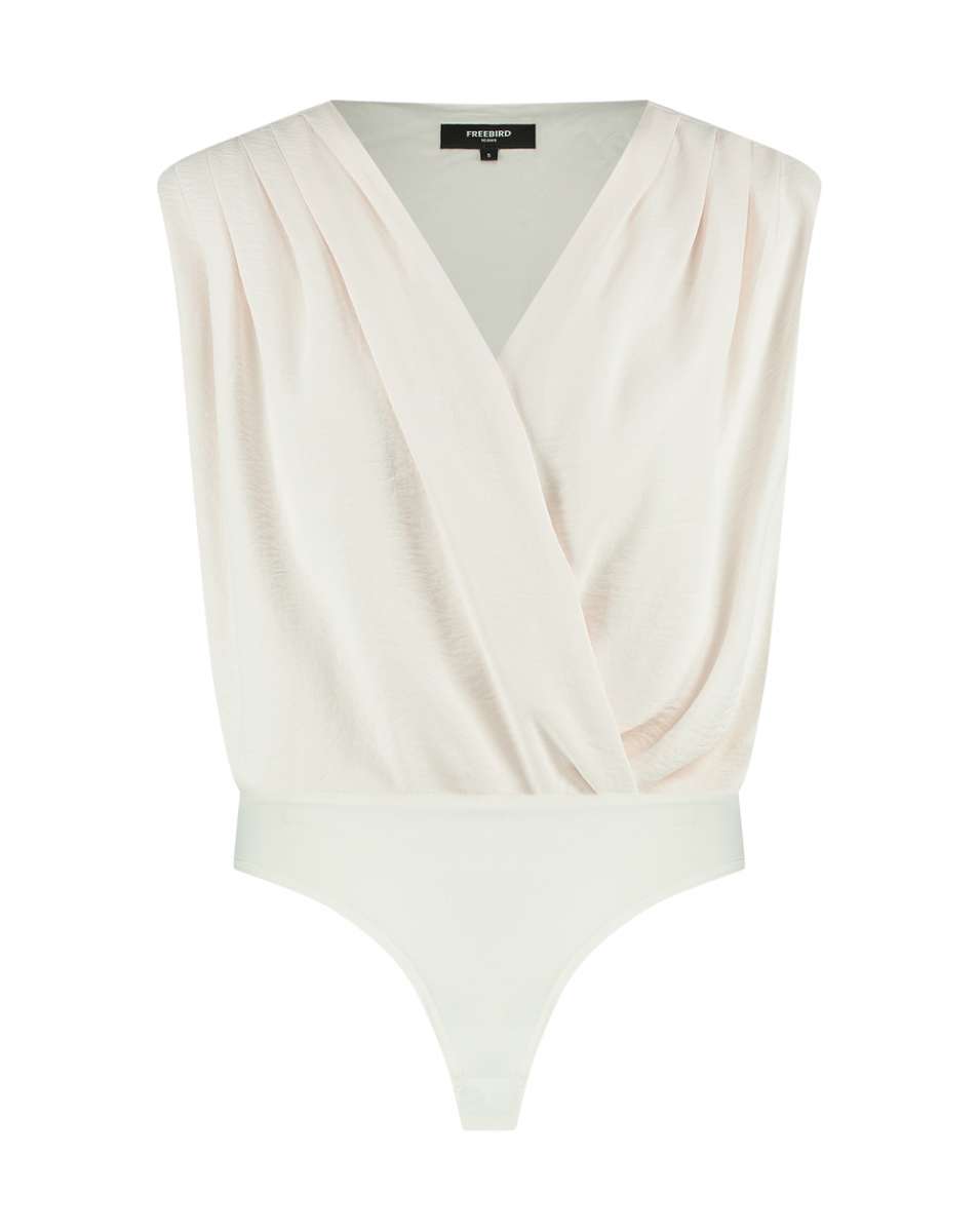 Freebird Icons Top Latto Body Drape Off White