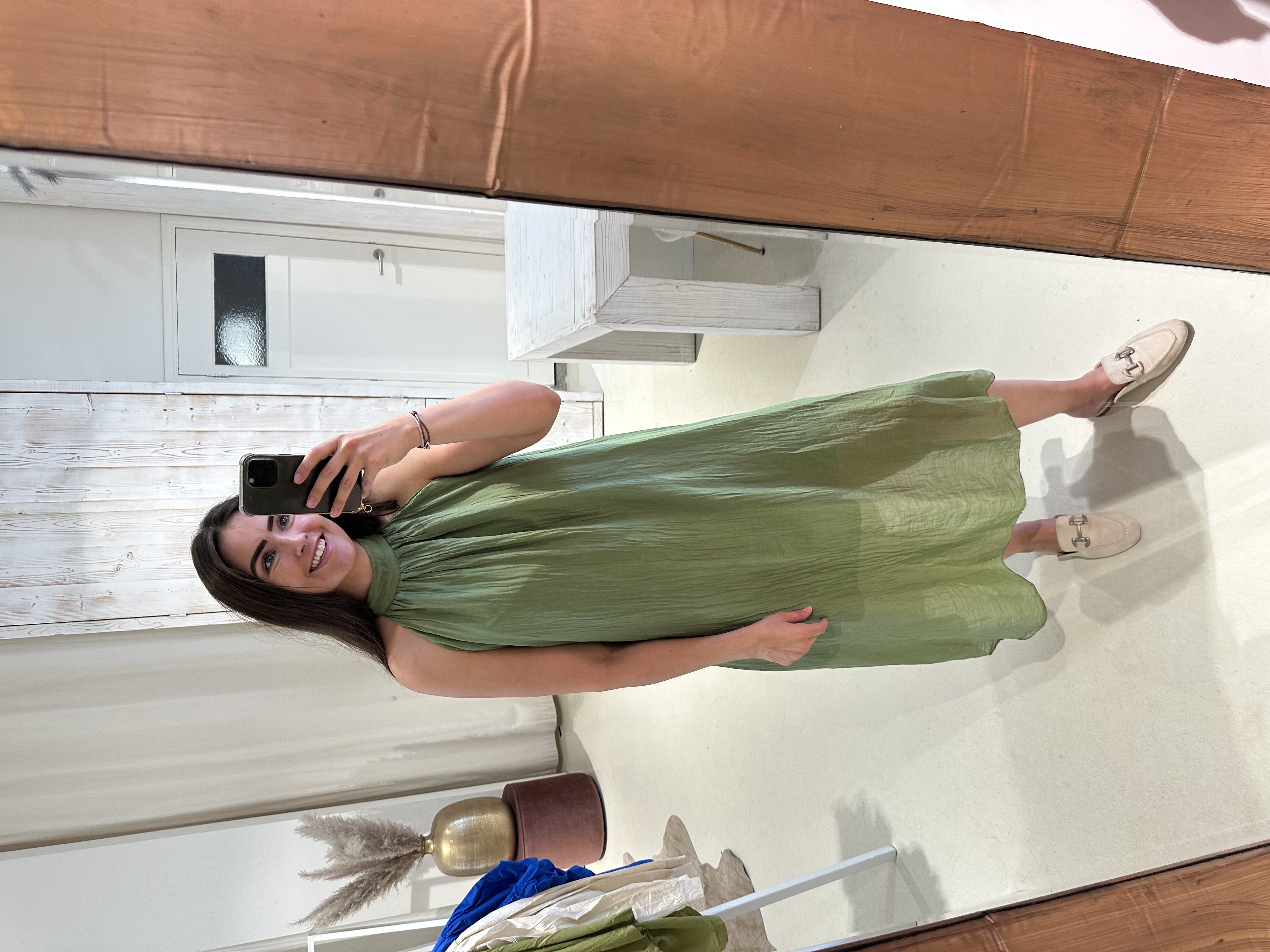 Jurk Halter Groen