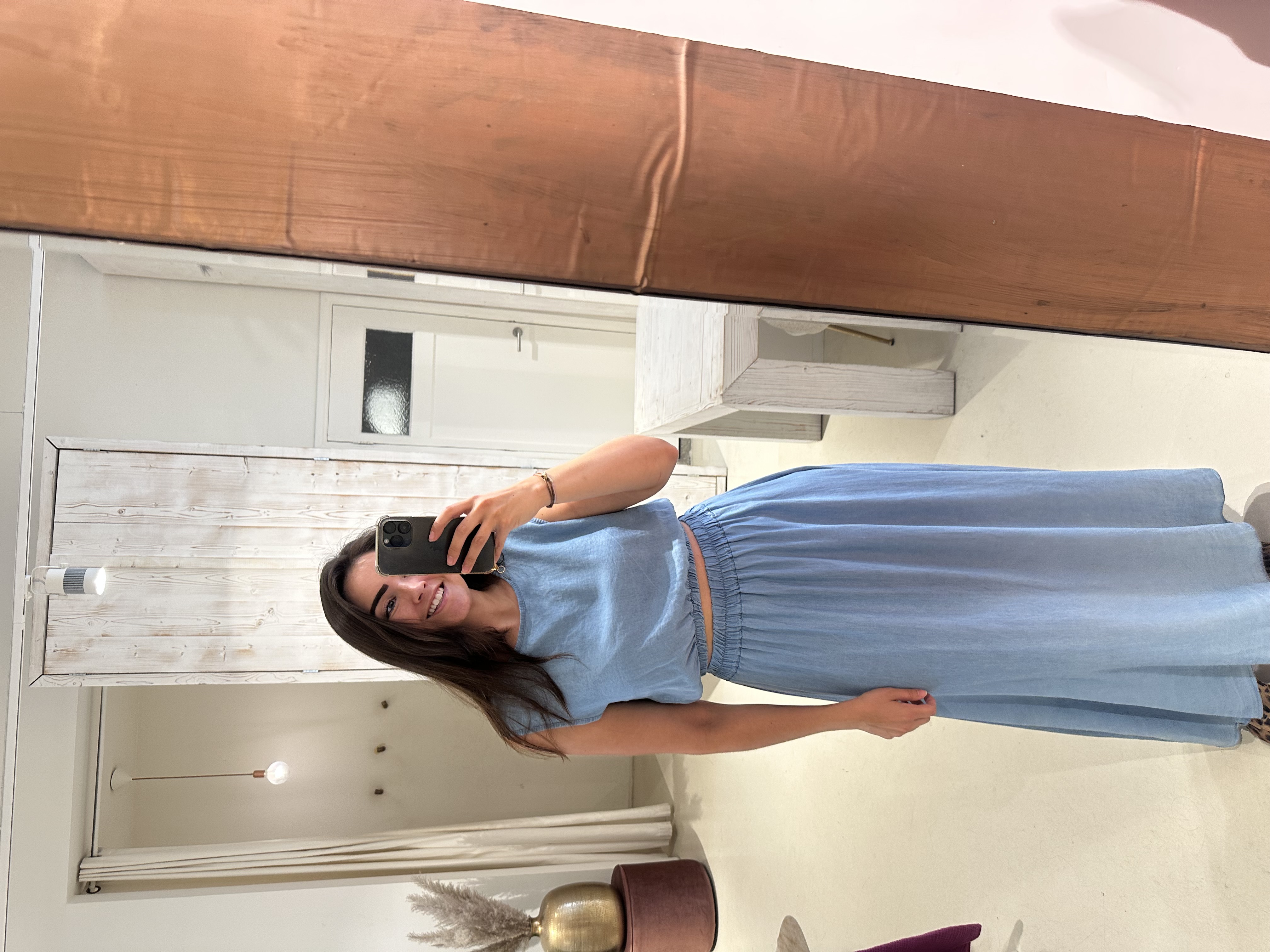 Set Rok en Top Jeans