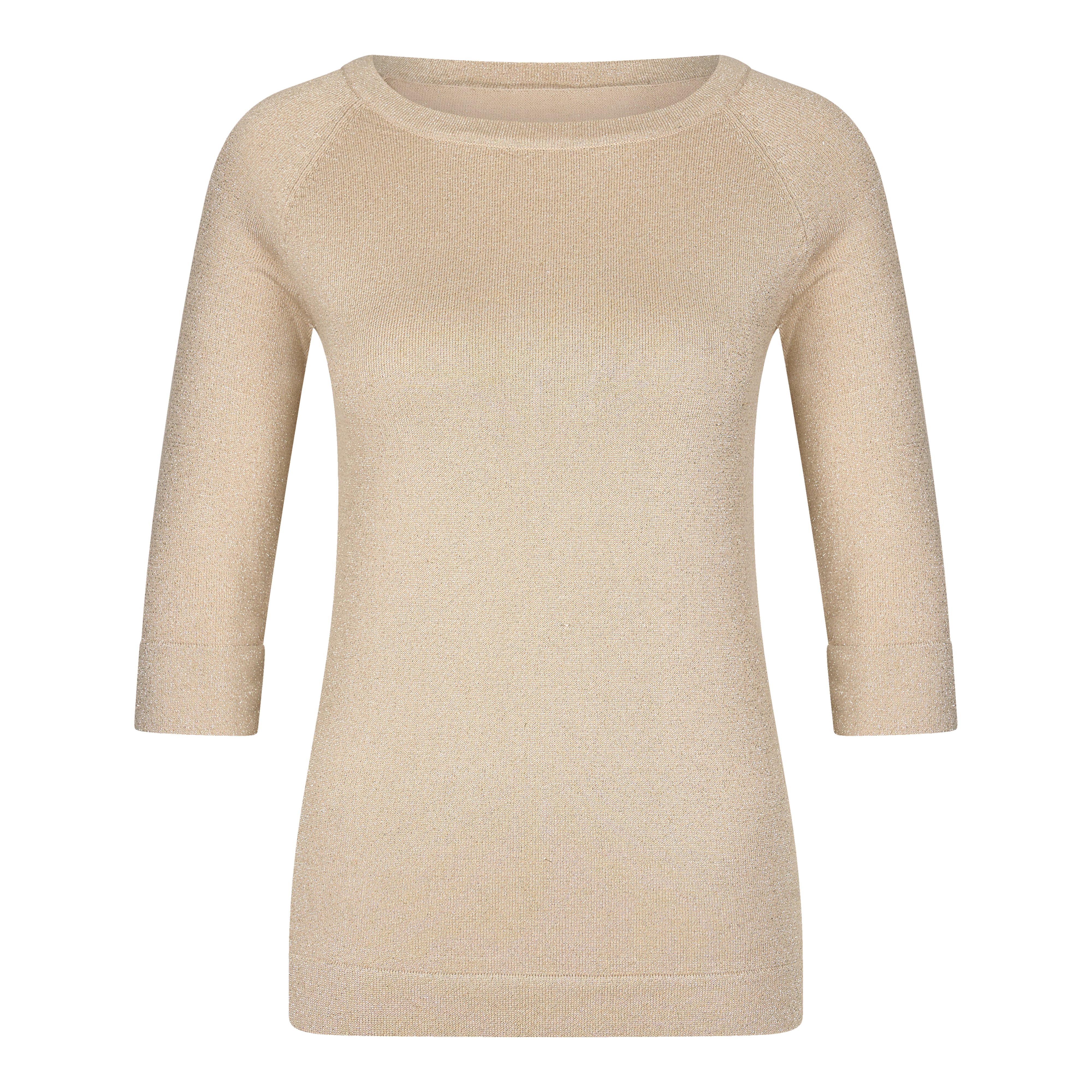 LOT Top Skye Basic Shirt Goud Champagne Lurex