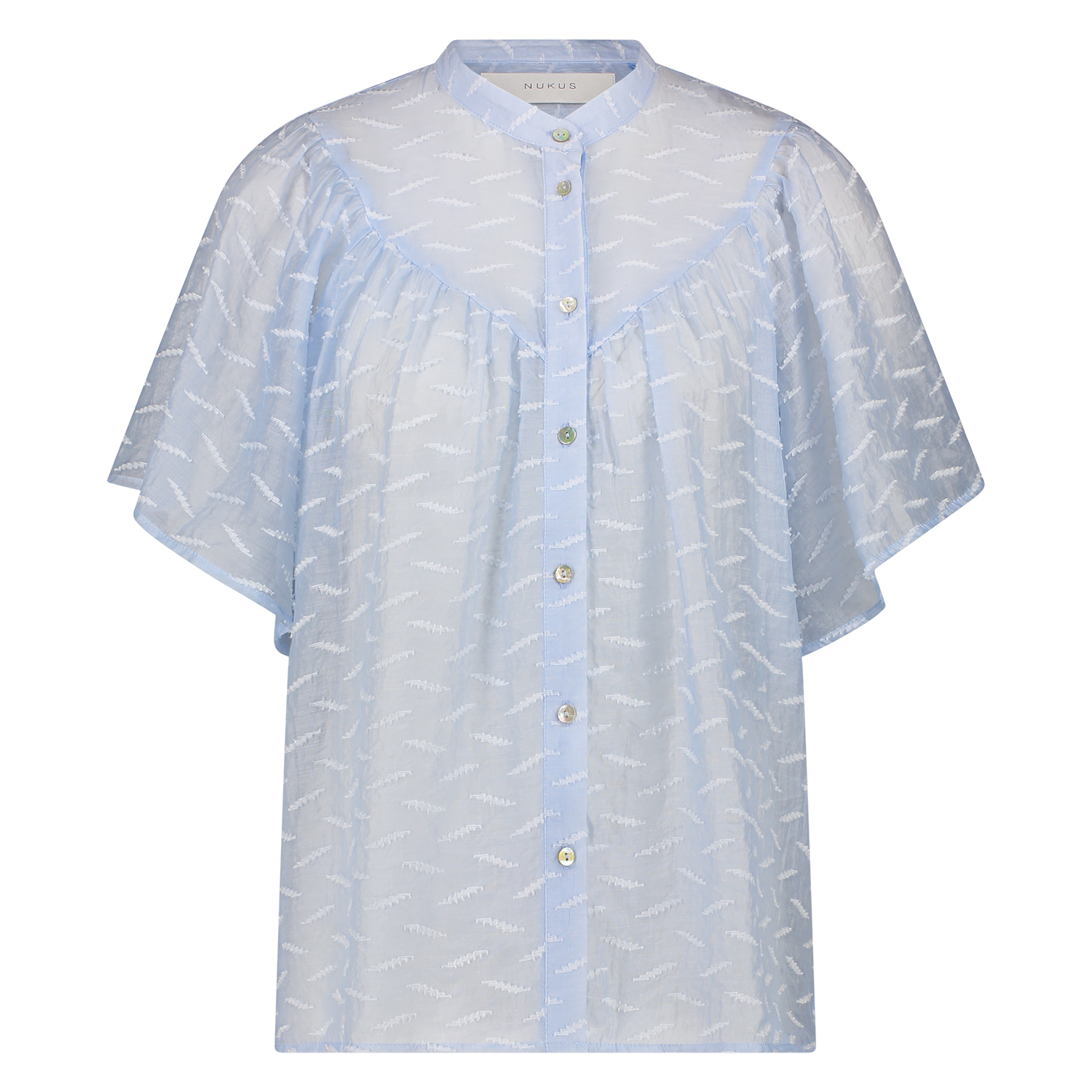 NUKUS Bianca Blouse | Sky Blue