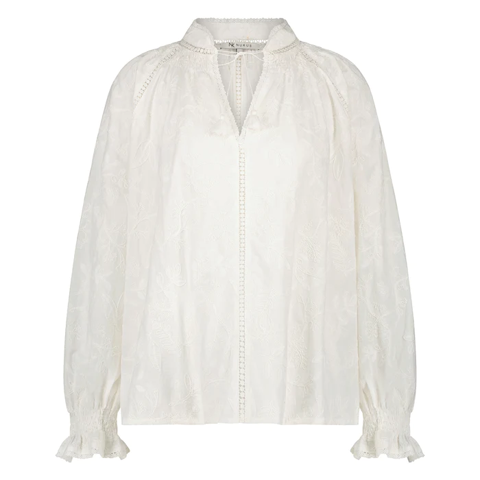 NUKUS Blouse Claire Lace Off White