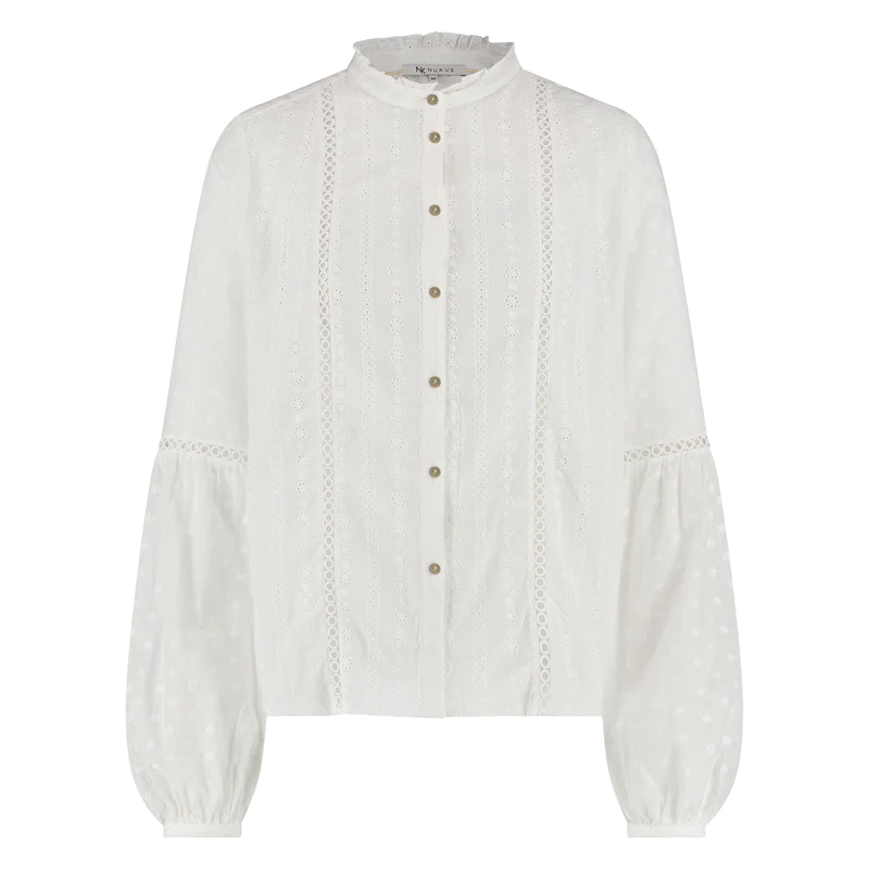 NUKUS Kristina Blouse Lace Off White