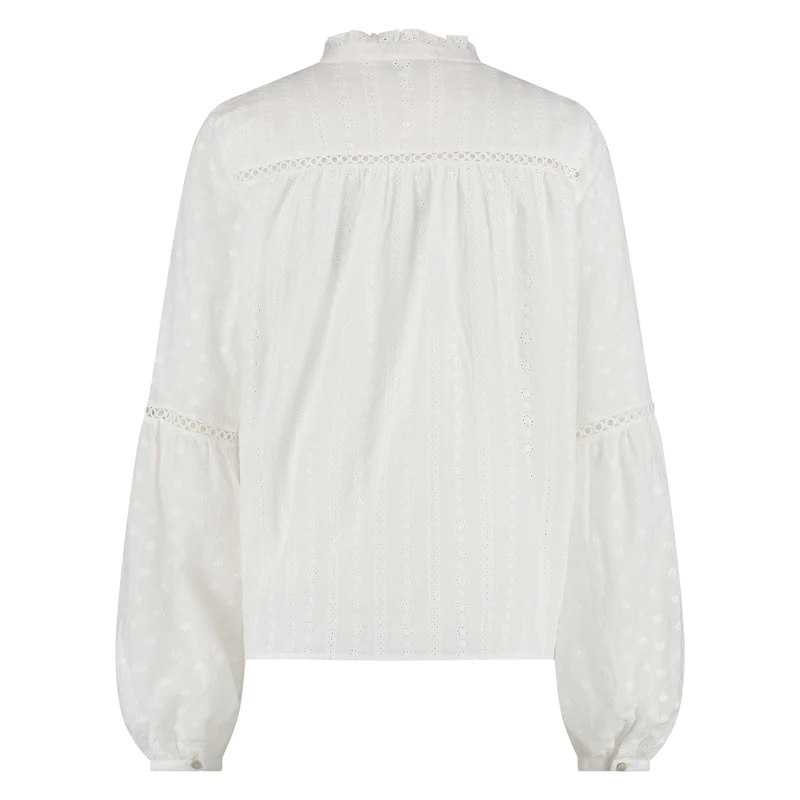 NUKUS Kristina Blouse Lace Off White