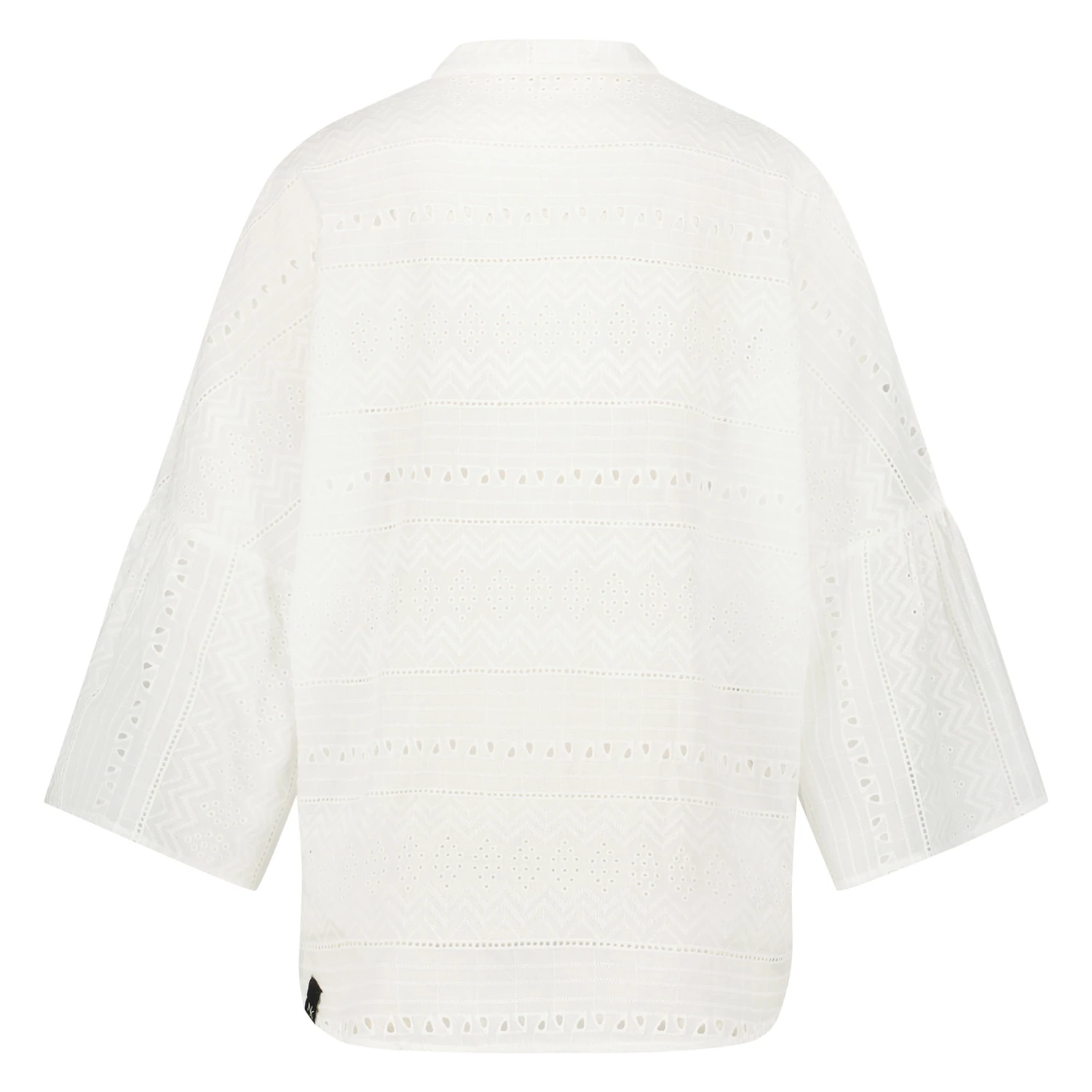 NUKUS Petra Blouse Broderie Off White