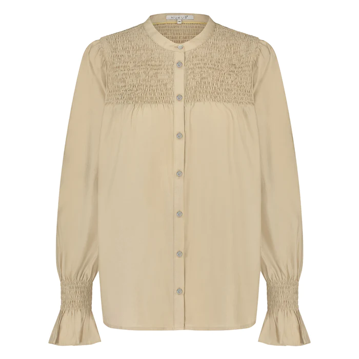 NUKUS Phoebe Blouse Silky Zand