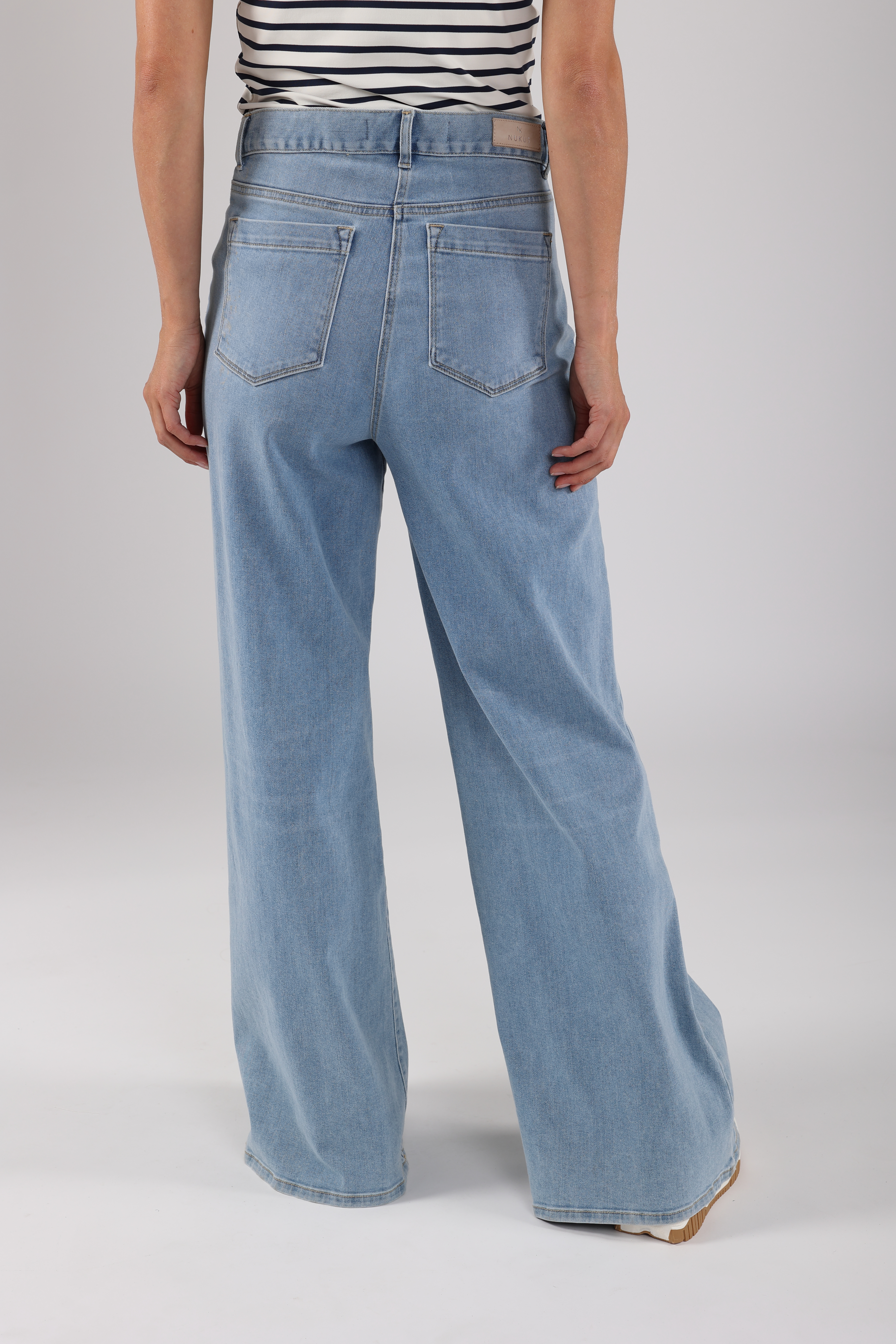 NUKUS Jeans Ruby Pants Bleached Denim