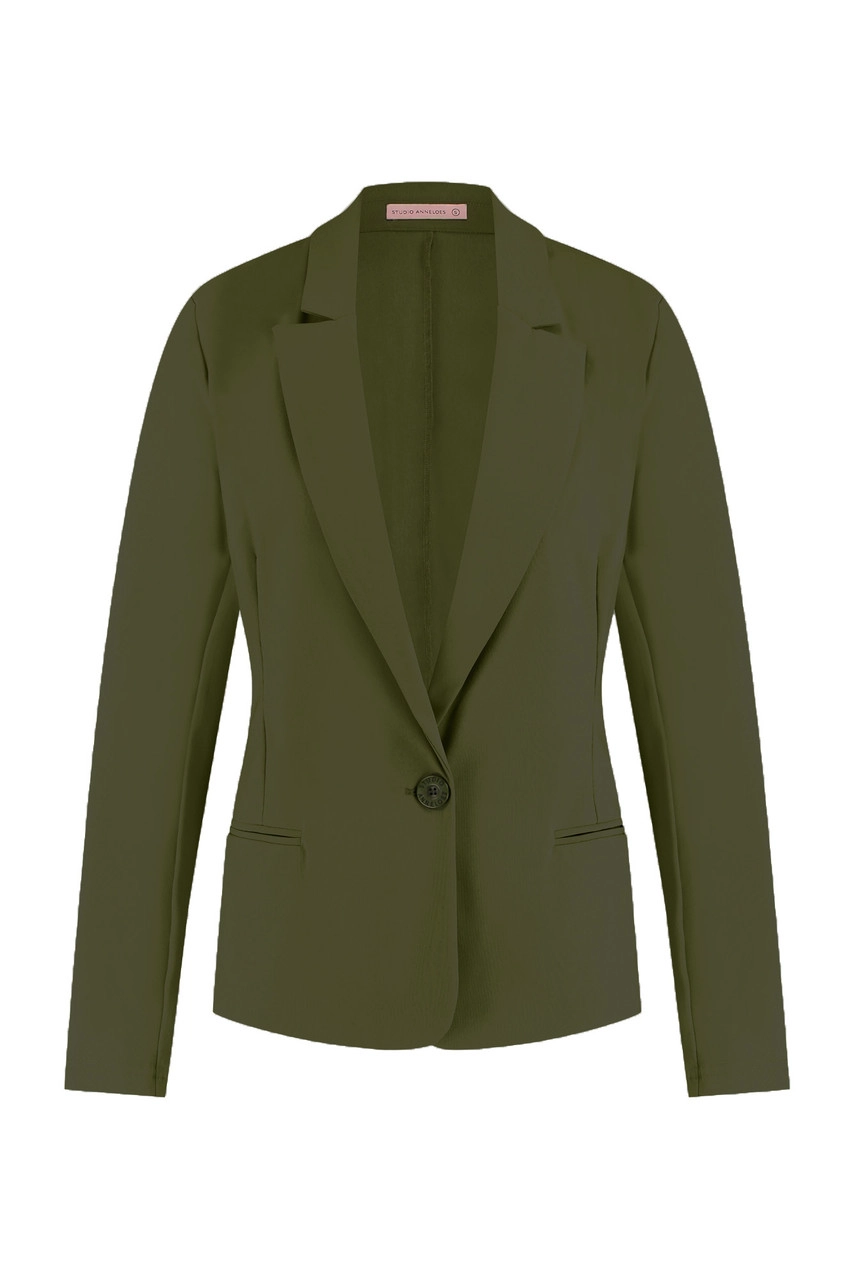 Studio Anneloes Travel-Kwaliteit Blazer Emily Blazer Army