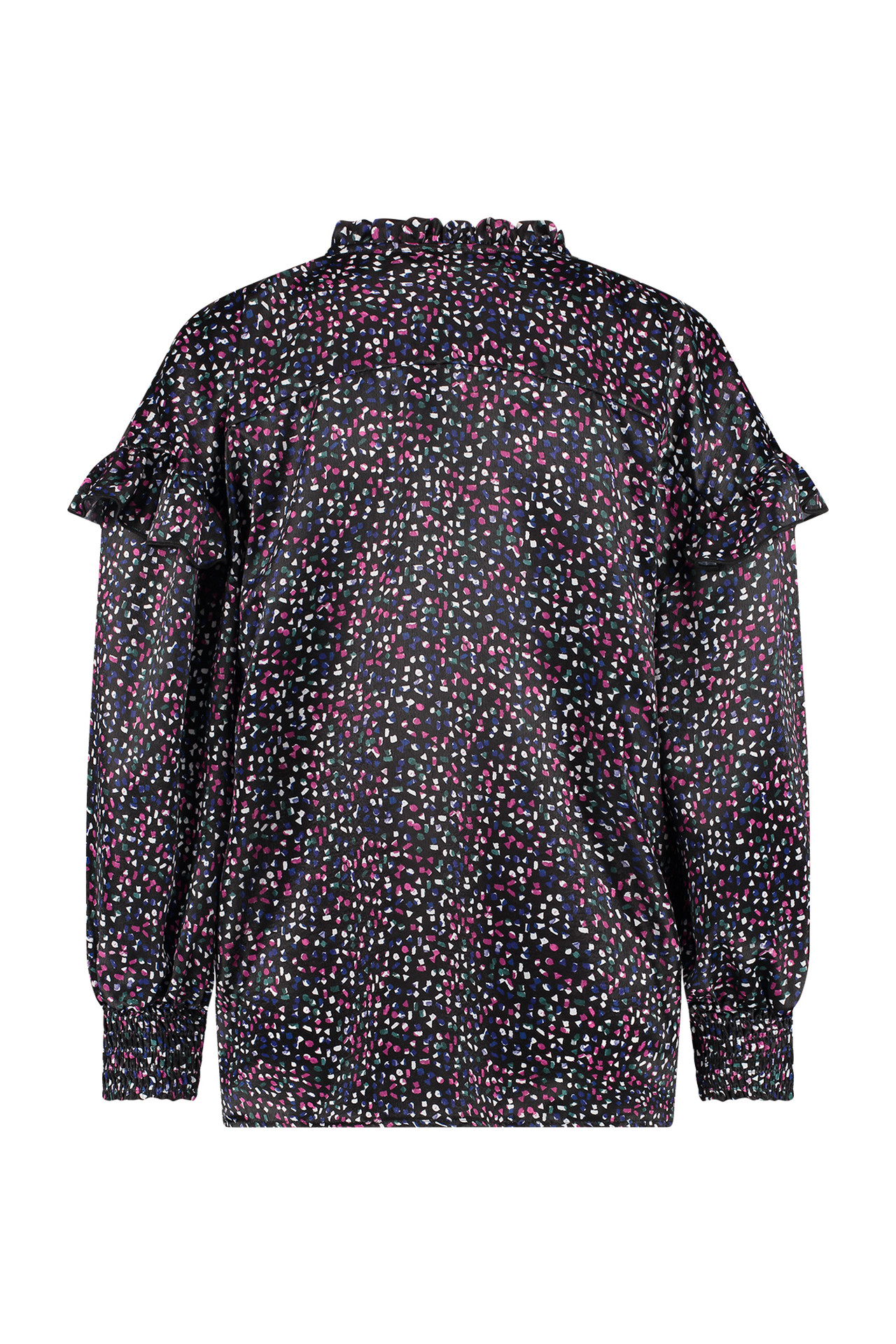 Studio Anneloes Marly Black Deep Green Magenta Wit