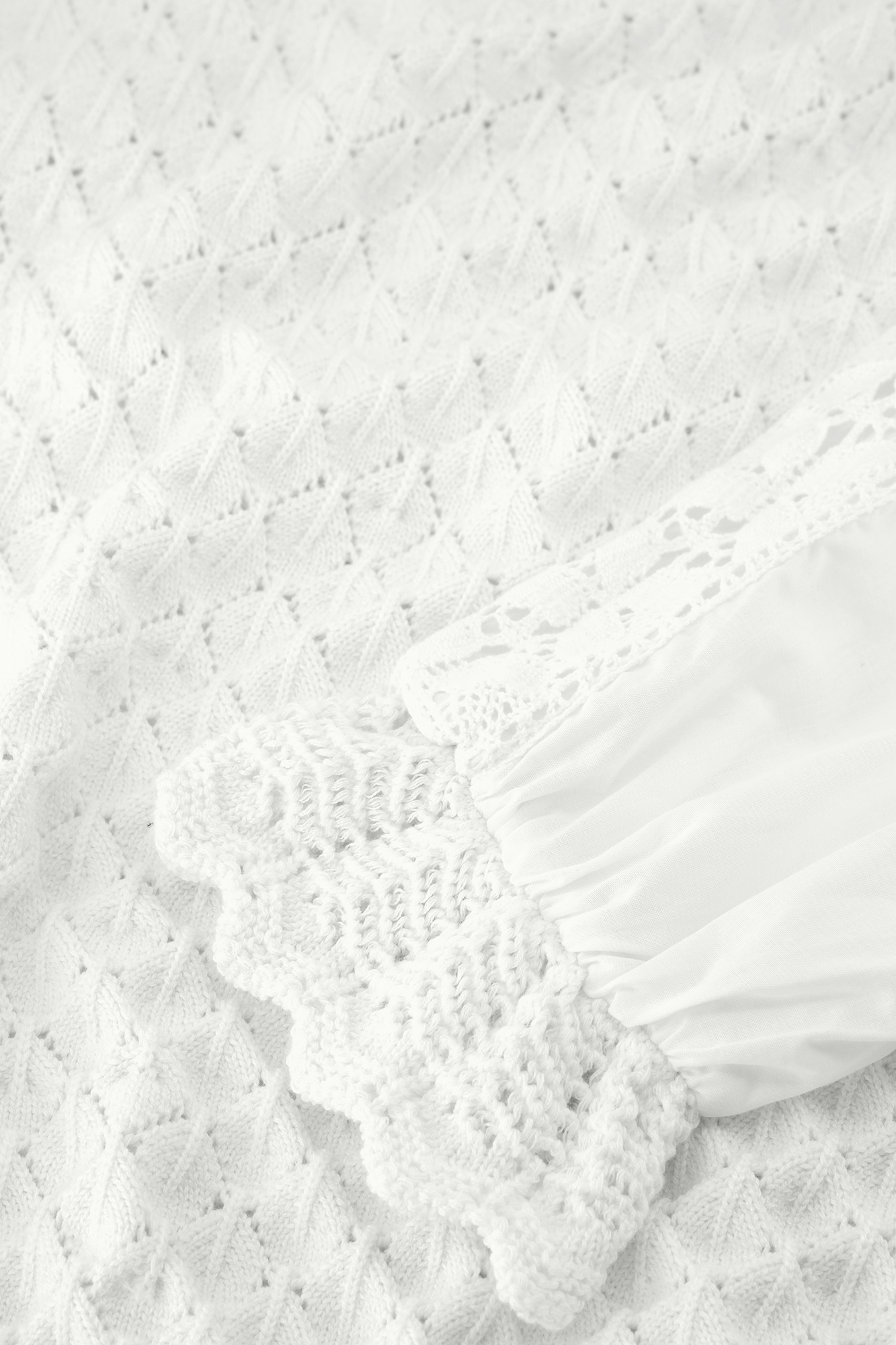 Studio Anneloes Trui Giorgioa Crochet Pullover Off White
