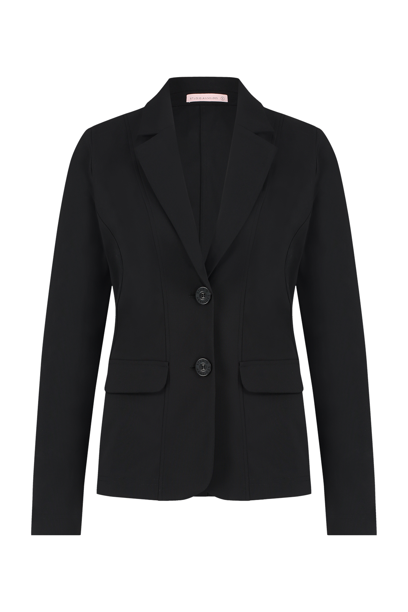 Travel Blazer Studio Anneloes Clean Blazer Black Zwart