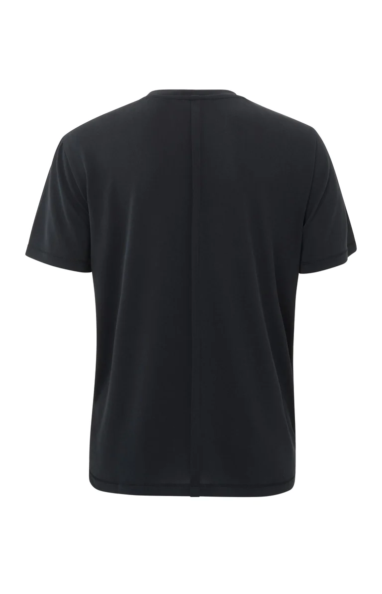 YAYA Basic T-shirt Ronde Hals Korte Mouwen Slim fit Beauty Black