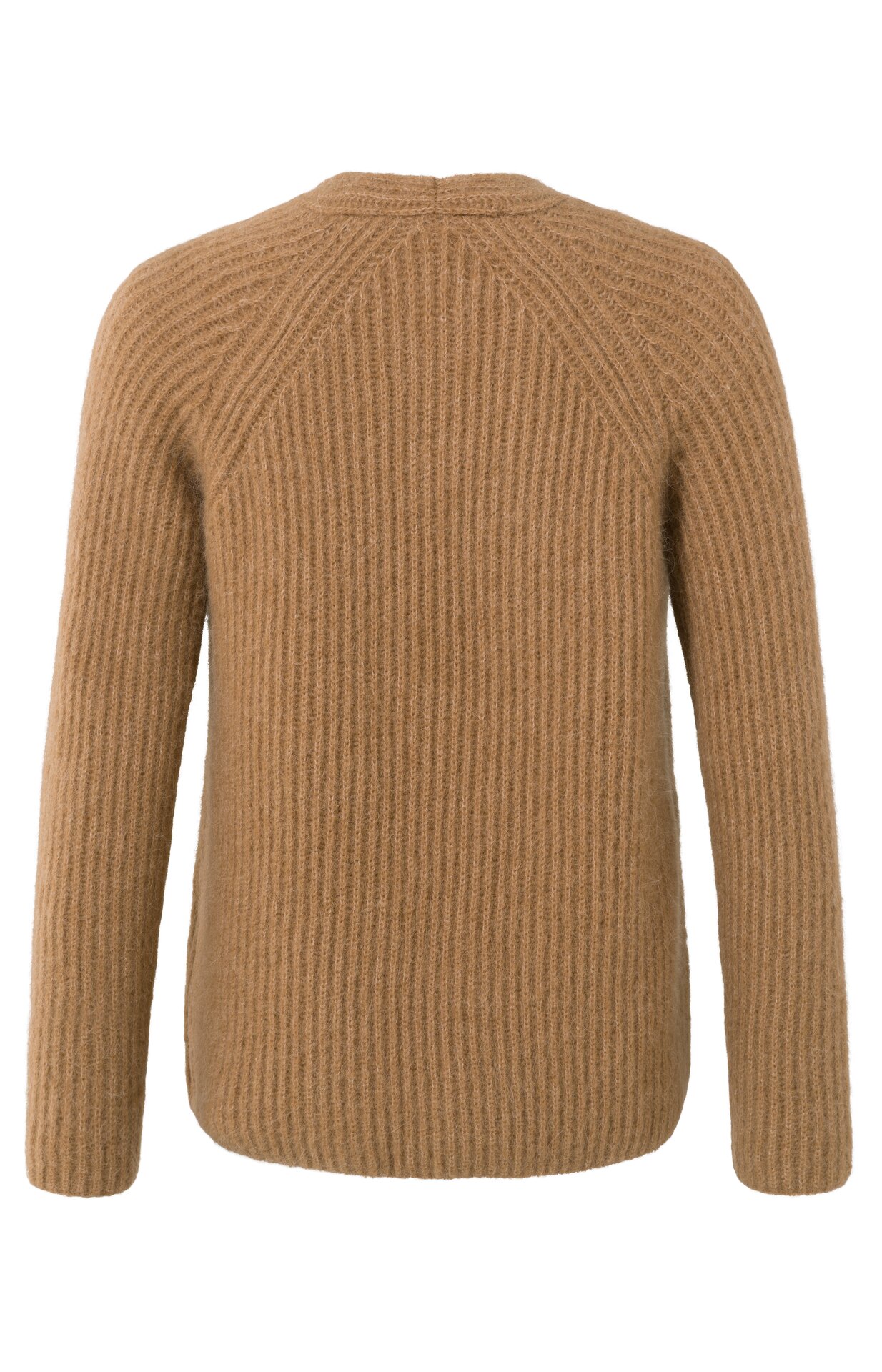 YAYA Trui V-neck Sweater Long Sleeves Indian Tan Sand