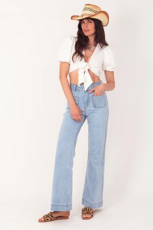Flair Jeans Licht Denim