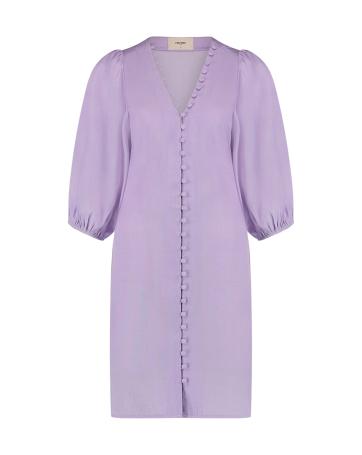 Freebird Jurk LEORA Mini Dress Lilac Lila
