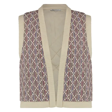 Gilet NUKUS Helen Short Gilet Jacquard Multi