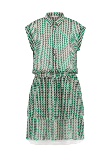 Jurk AAIKO Amsterdam Saphia Retro Groen