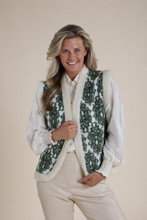 NUKUS Gilet Evy Gilet Dark Green 