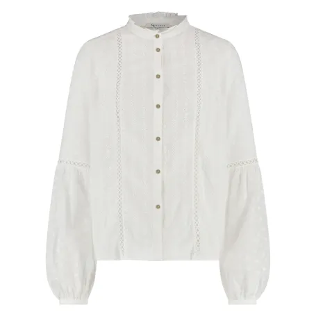 NUKUS Kristina Blouse Lace Off White