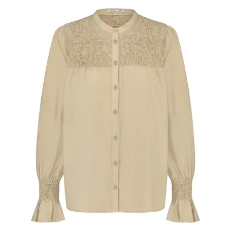 NUKUS Phoebe Blouse Silky Zand