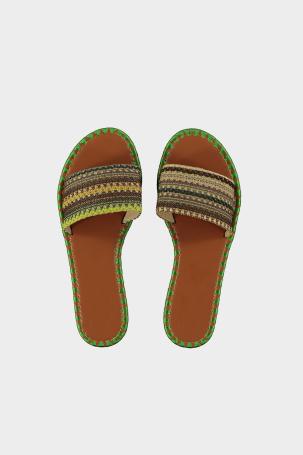 Slippers Sandalen Groen