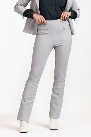 Studio Anneloes Broek Saar Bonded Trousers Light Grey