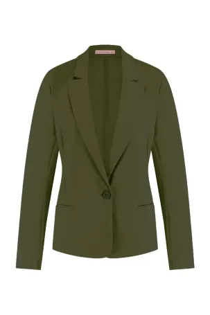 Studio Anneloes Travel-Kwaliteit Blazer Emily Blazer Army