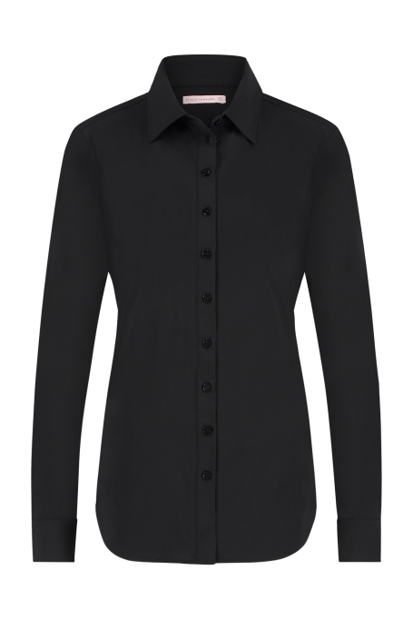 Blouse Studio Anneloes Travel-Kwaliteit NEW Poppy Black Zwart