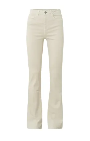 YAYA Flared Denim High waist 32 - Birch Sand