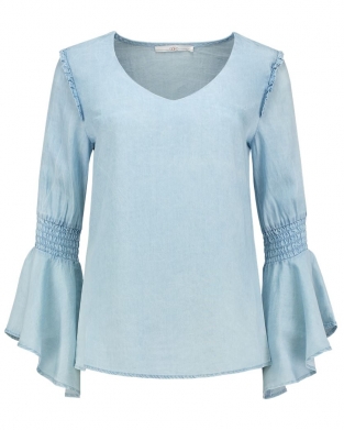 Blouse AAIKO Amsterdam Tyrani Tencel Blue