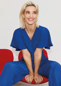 Freebird Icons Jumpsuit Aviana Royal Blue Kobalt Blauw