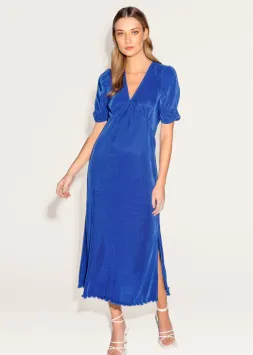 Freebird Icons Jurk Gayla  Kobalt Blauw Dress Gayla Royal Blue