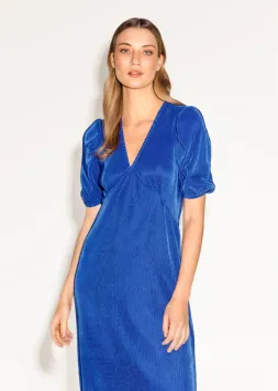 Freebird Icons Jurk Gayla  Kobalt Blauw Dress Gayla Royal Blue