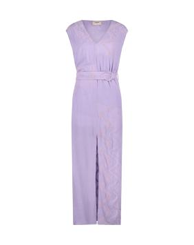 Freebird Lange Lila Jurk Mina | Lilac Maxi Dress