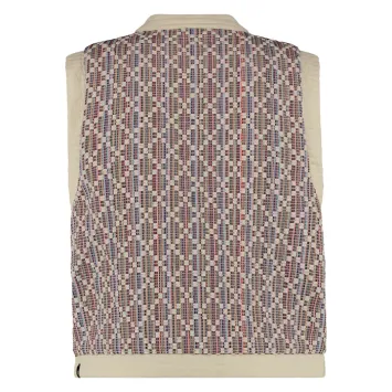 Gilet NUKUS Helen Short Gilet Jacquard Multi