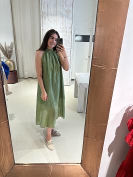 Jurk Halter Groen
