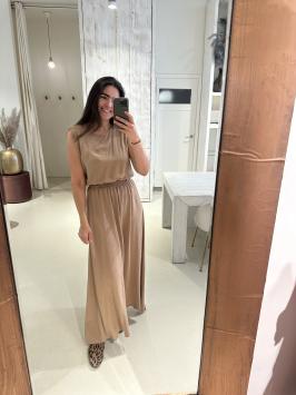 Lurex Set Rok en Top Camel