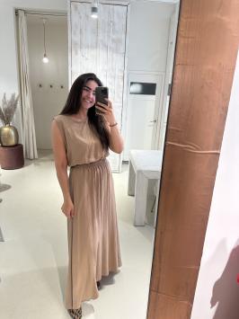 Lurex Set Rok en Top Camel