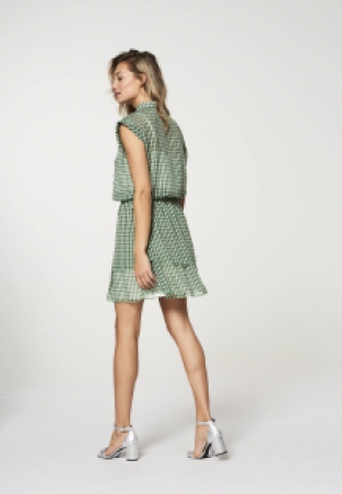 Jurk AAIKO Amsterdam Saphia Retro Groen