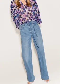 Freebird Icons Blouse Kendall Print Paars Purple
