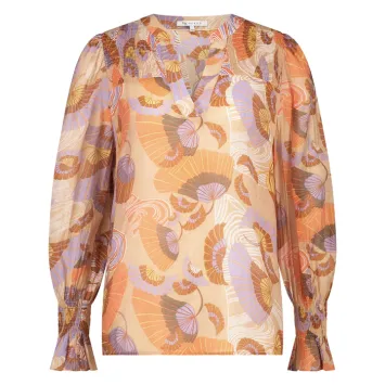NUKUS Sue Blouse Sundown Lila