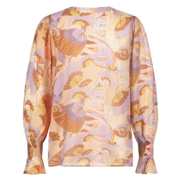NUKUS Sue Blouse Sundown Lila