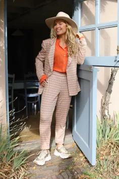 NUKUS FamJQ Pants Monaco Orange