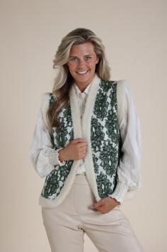 NUKUS Gilet Evy Gilet Dark Green 