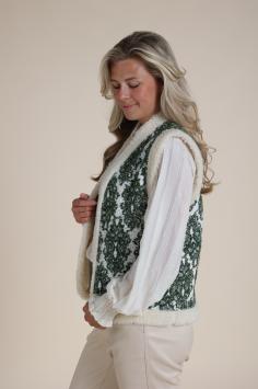 NUKUS Gilet Evy Gilet Dark Green