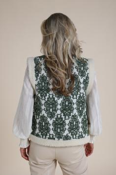 NUKUS Gilet Evy Gilet Dark Green