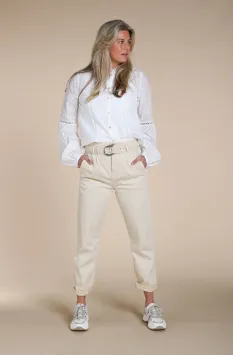NUKUS Kristina Blouse Lace Off White