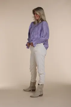 NUKUS Blouse Phoebe Silky Lila