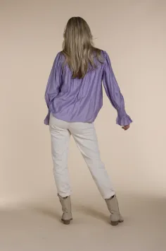 NUKUS Blouse Phoebe Silky Lila